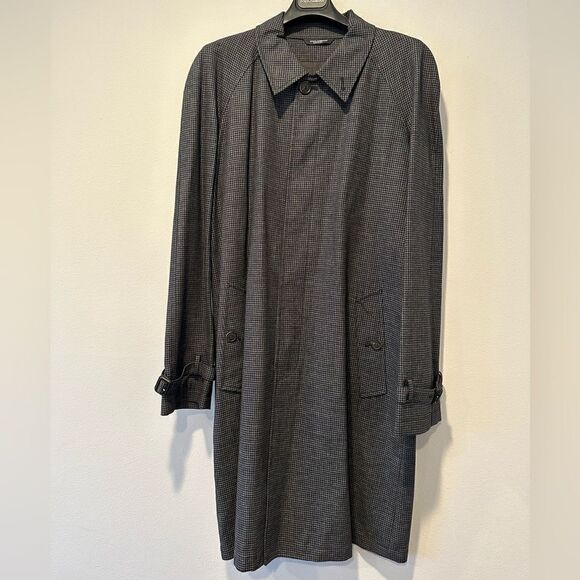 Dolce & Gabbana Dark Gray Wool blend Over Trench knee length Coat size 52 - Picture 1 of 12